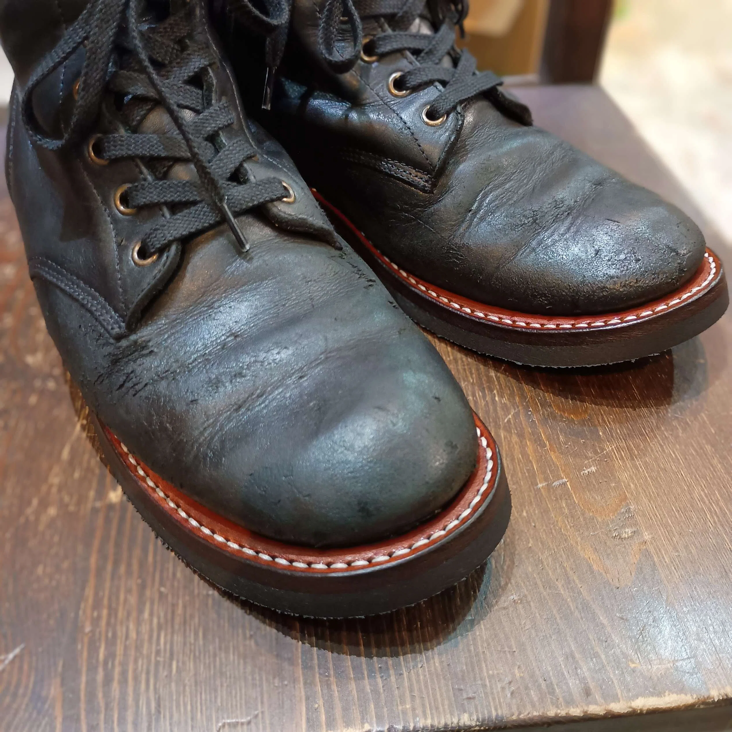 Resole/ソールカスタム】PISTOLERO/ピストレロ+vibram#700，Rewelt実施