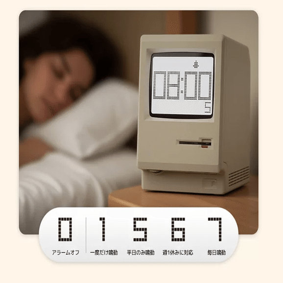 今日のお買い得商品：1984レトロデザイン デジタル時計｜目覚まし時計