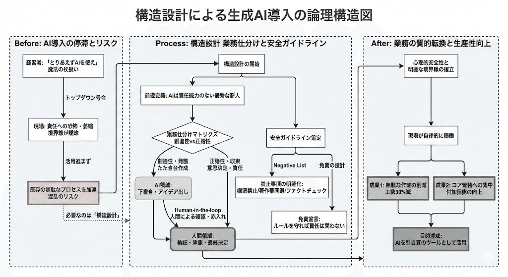 Trend] 「とりあえずAIを使え」で現場は動かない。生成AI導入を成功