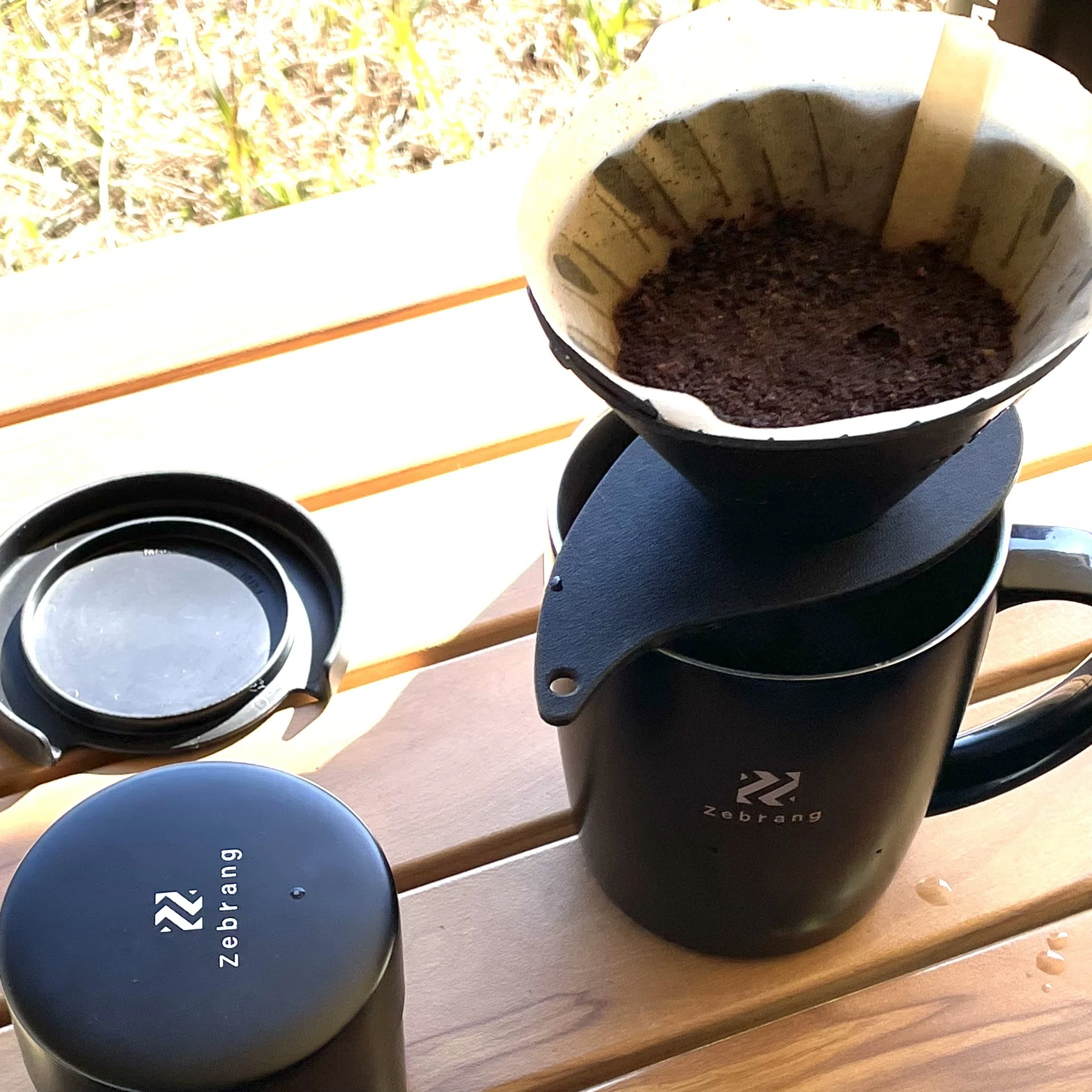 キャンプdeコーヒー。 HARIO「zebrang(ゼブラン)」の『浸漬式コーヒー