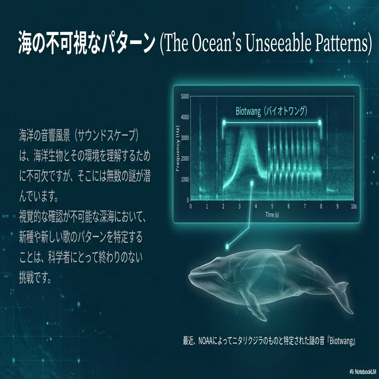 小鳥のさえずり」が深海の巨大クジラを特定する：GoogleのAIが証明した