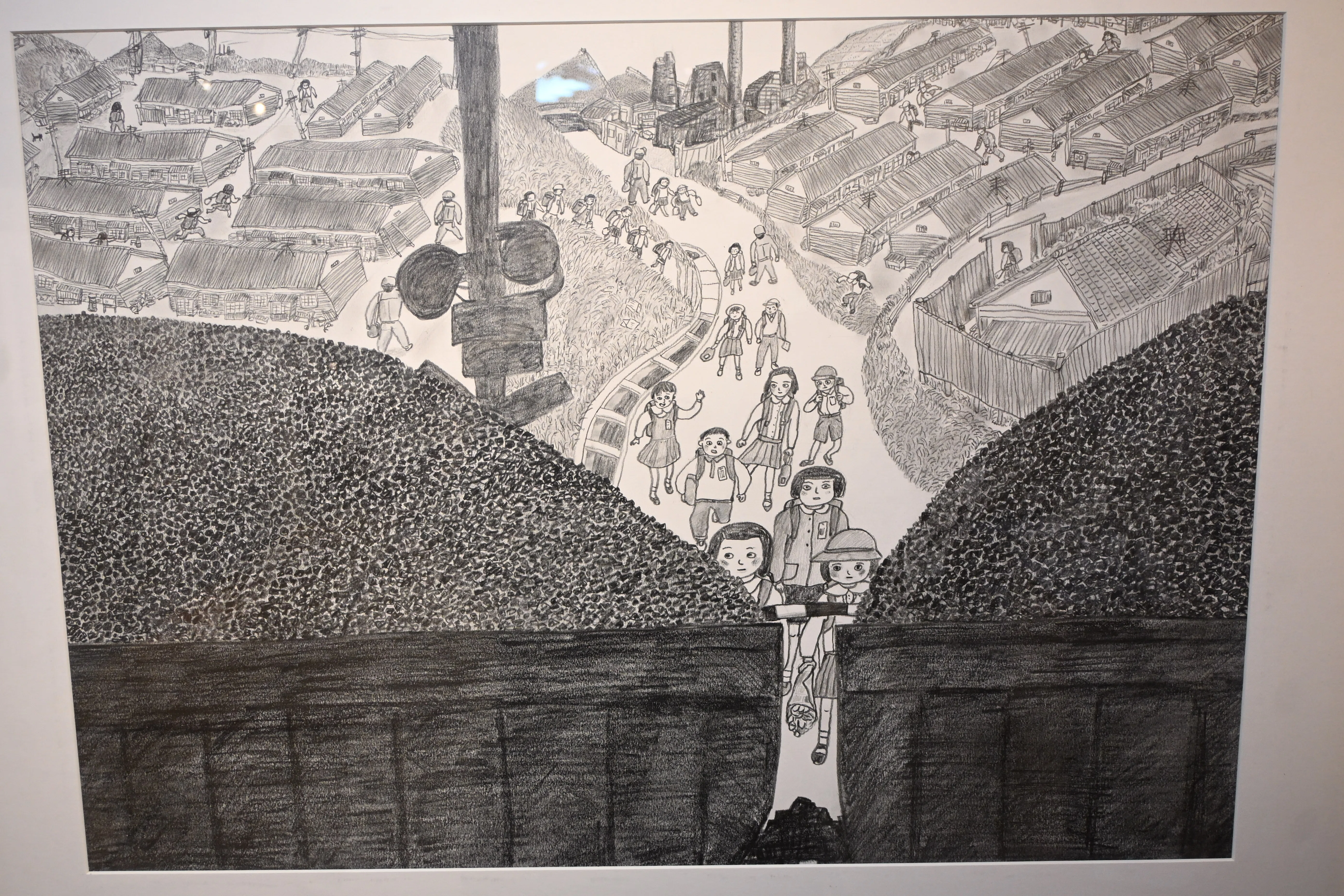 絵本原画展「ボタ山であそんだころ」｜桑原亘之介