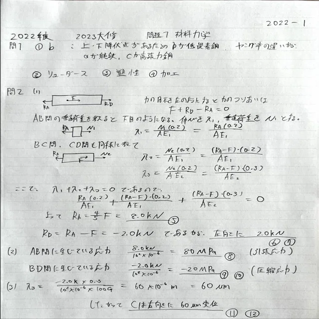 科学大機械系院試【東工大】B日程「解答解説6年分」(1年分無料公開