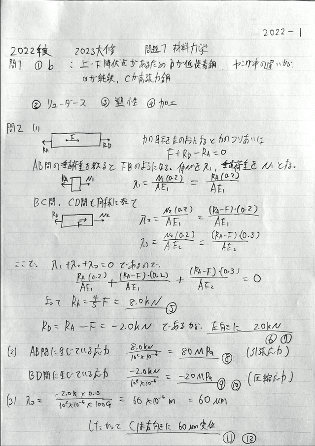 科学大機械系院試【東工大】B日程「解答解説6年分」(1年分無料公開