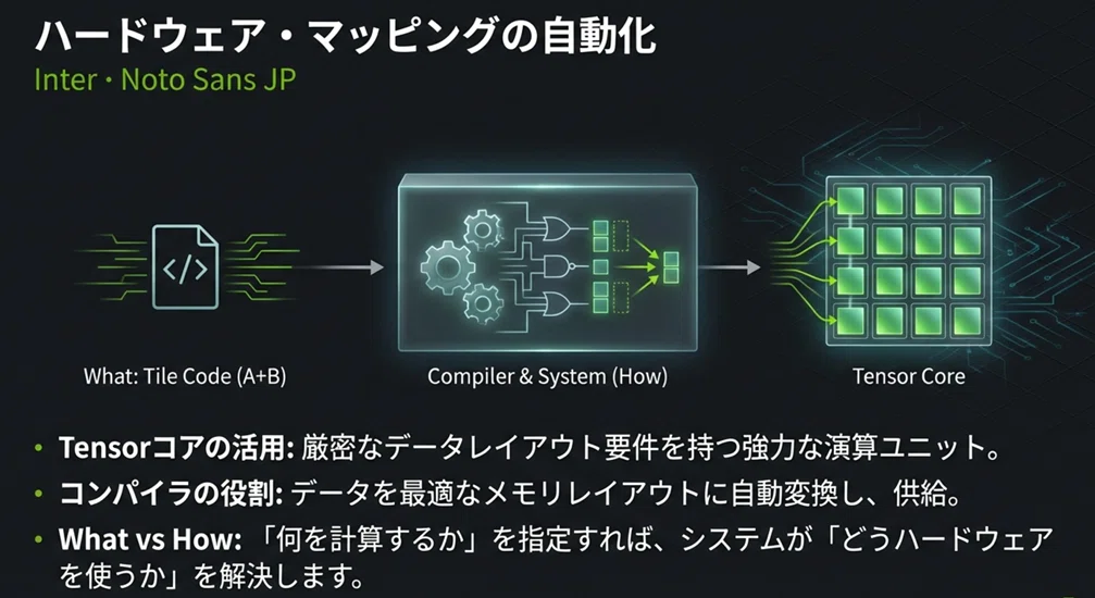 NVIDIA Developerチャンネル、Unlocking GPU Performance with CUDA Tile 内容紹介 ...