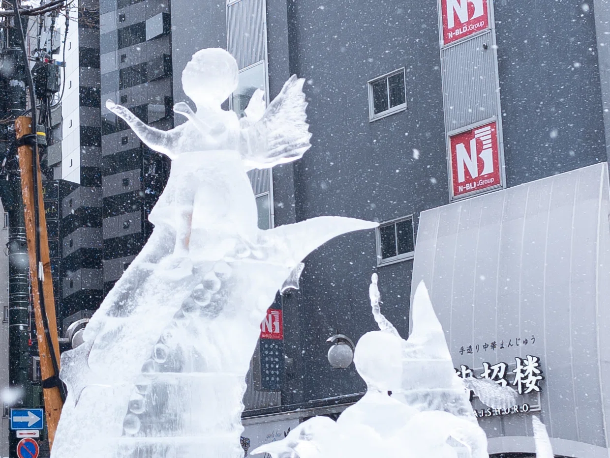 氷が溶ける前に【写真】【 #さっぽろ雪まつり2026 】｜日向日影@文化系