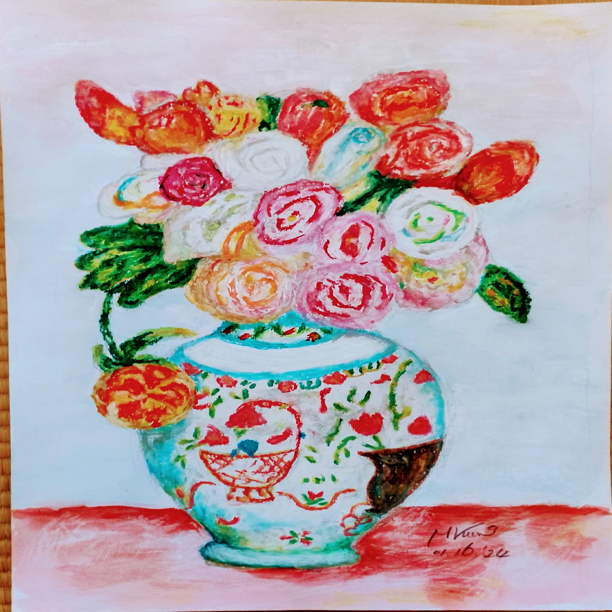 絵画ミニミニミステリー 第149回「林武『薔薇』1960年代