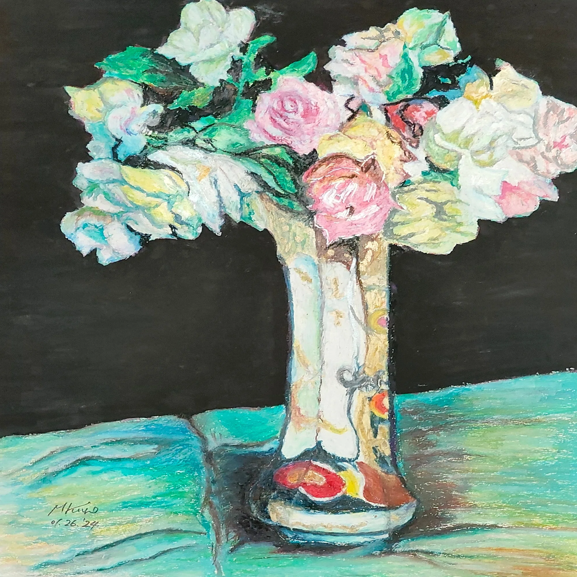 絵画ミニミニミステリー 第149回「林武『薔薇』1960年代 