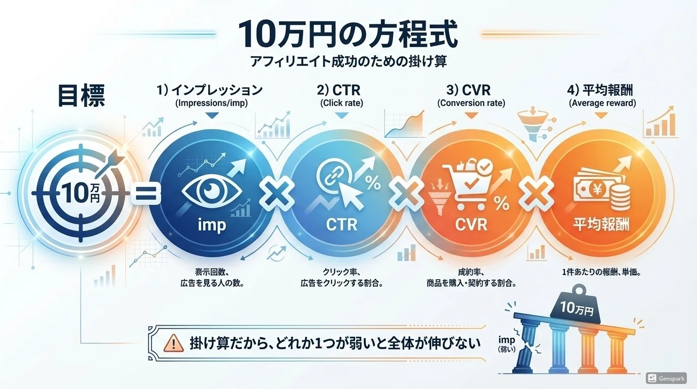 10万円収益化の設計図】数字の見方がわからない方必見！！僕が「数字で