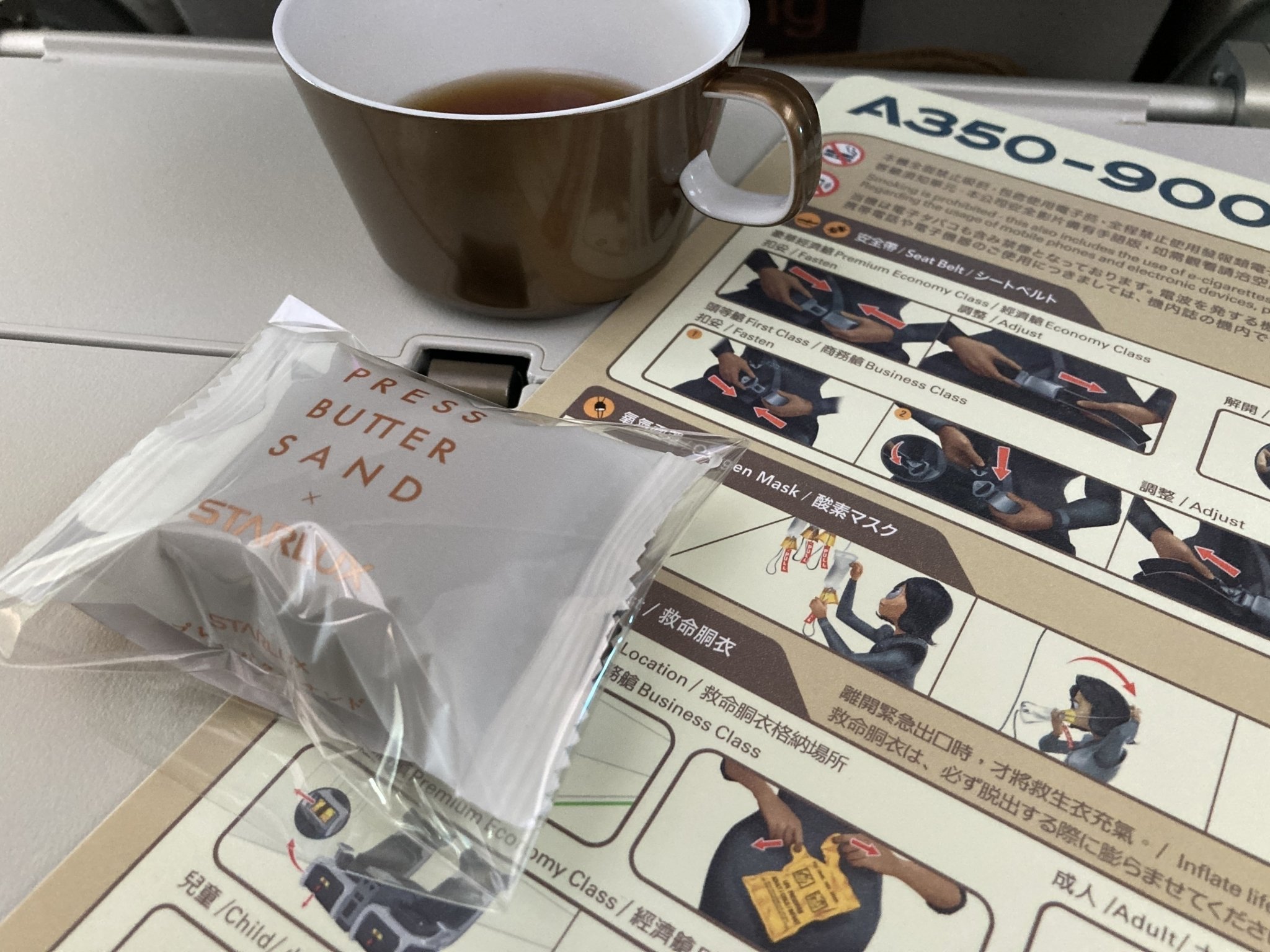 スターラックス航空に初めて乗りました（往路編）成田～台北桃園