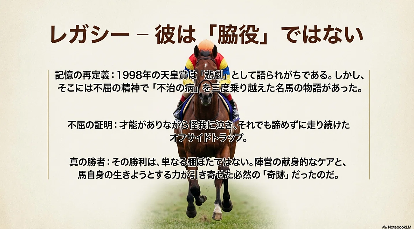 オフサイドトラップ ― 三度の屈腱炎、三度の復活、その先に待っていた
