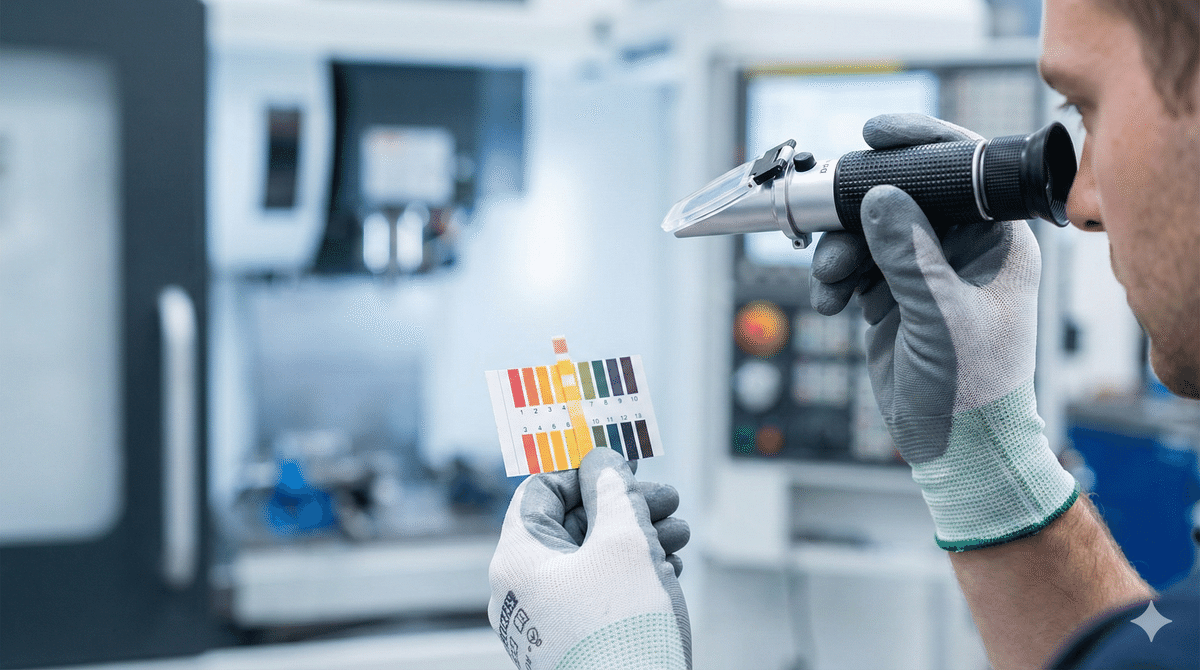 現場でのチェック風景