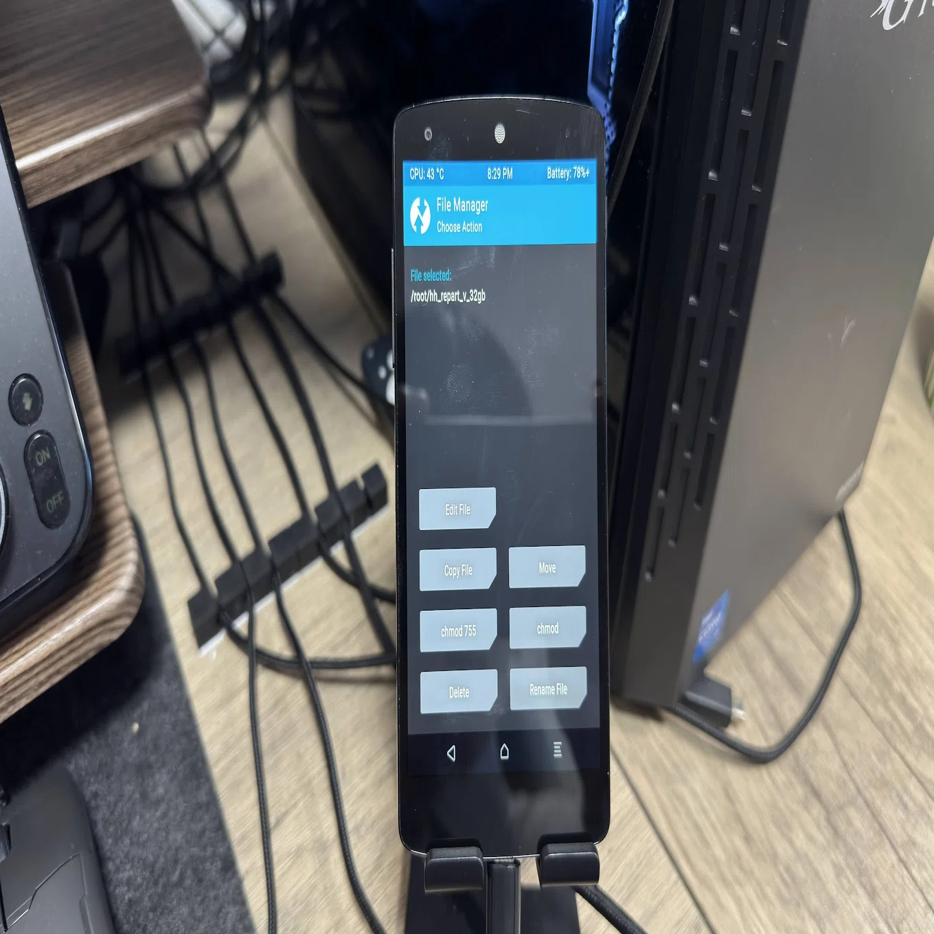 LineageOS】13年前のスマホ