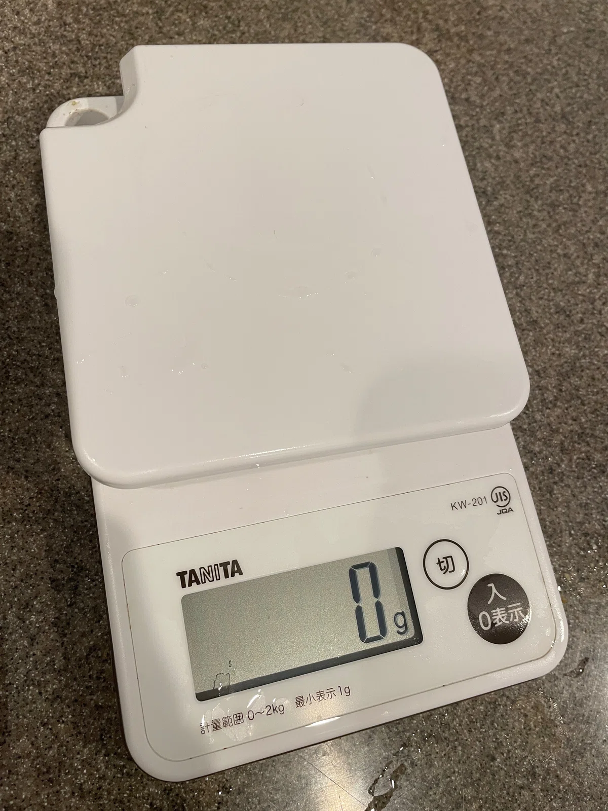 勝間家電のクッキングスケール