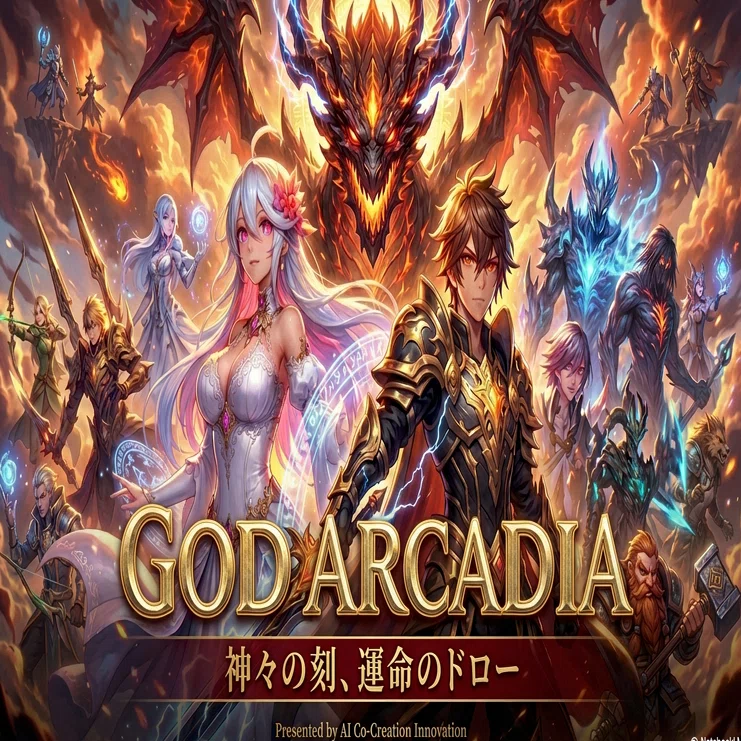 新作リリース】タクティカルカードゲーム『ゴッドアルカディア』を公開