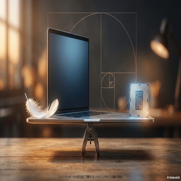 13.3インチと14インチの比較で迷う方へ贈るノートパソコンの作業性を