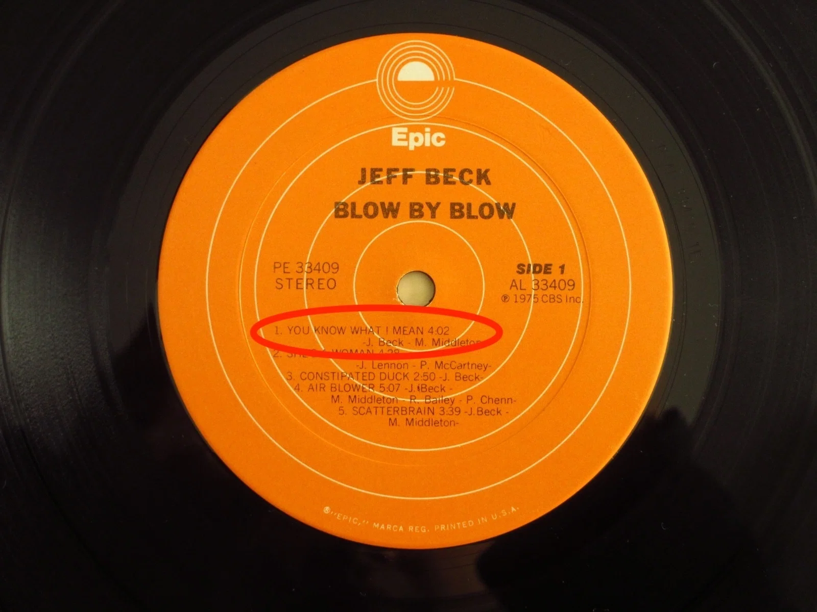 オリジナル盤探究記》─Jeff Beck『Blow By Blow』 【切り抜き