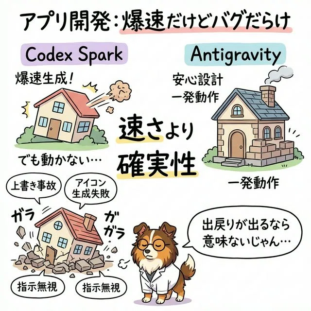 GPT-5.3 Codex Spark、爆速だけど