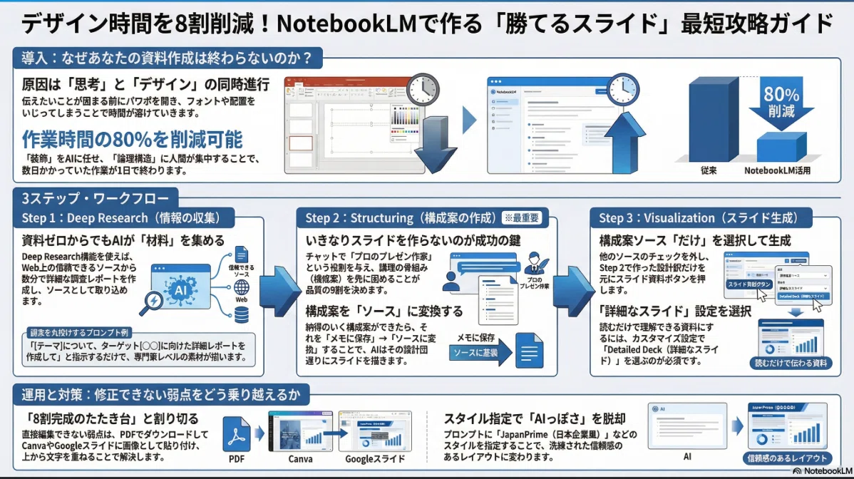 日本のプライム企業風インフォグラフィック