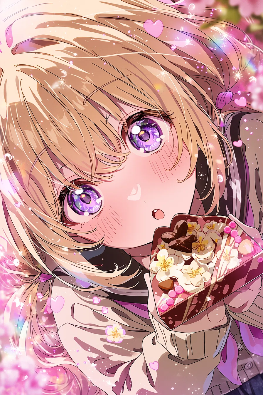 AIイラスト】とびっきりの愛をこめて♡ハッピーバレンタイン！🍫#AI