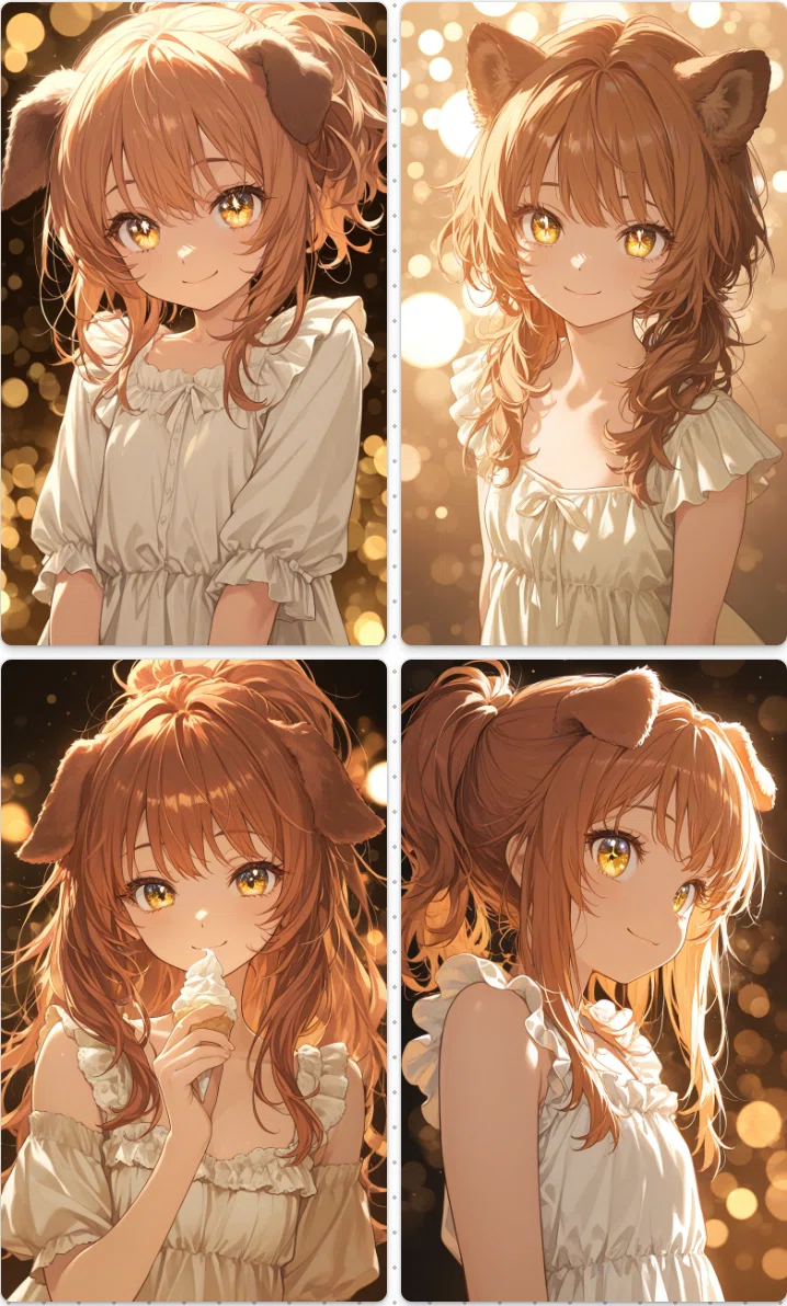 Nano BananaとPixAIで描く、可愛い獣耳（ケモ耳）女の子プロンプト12選