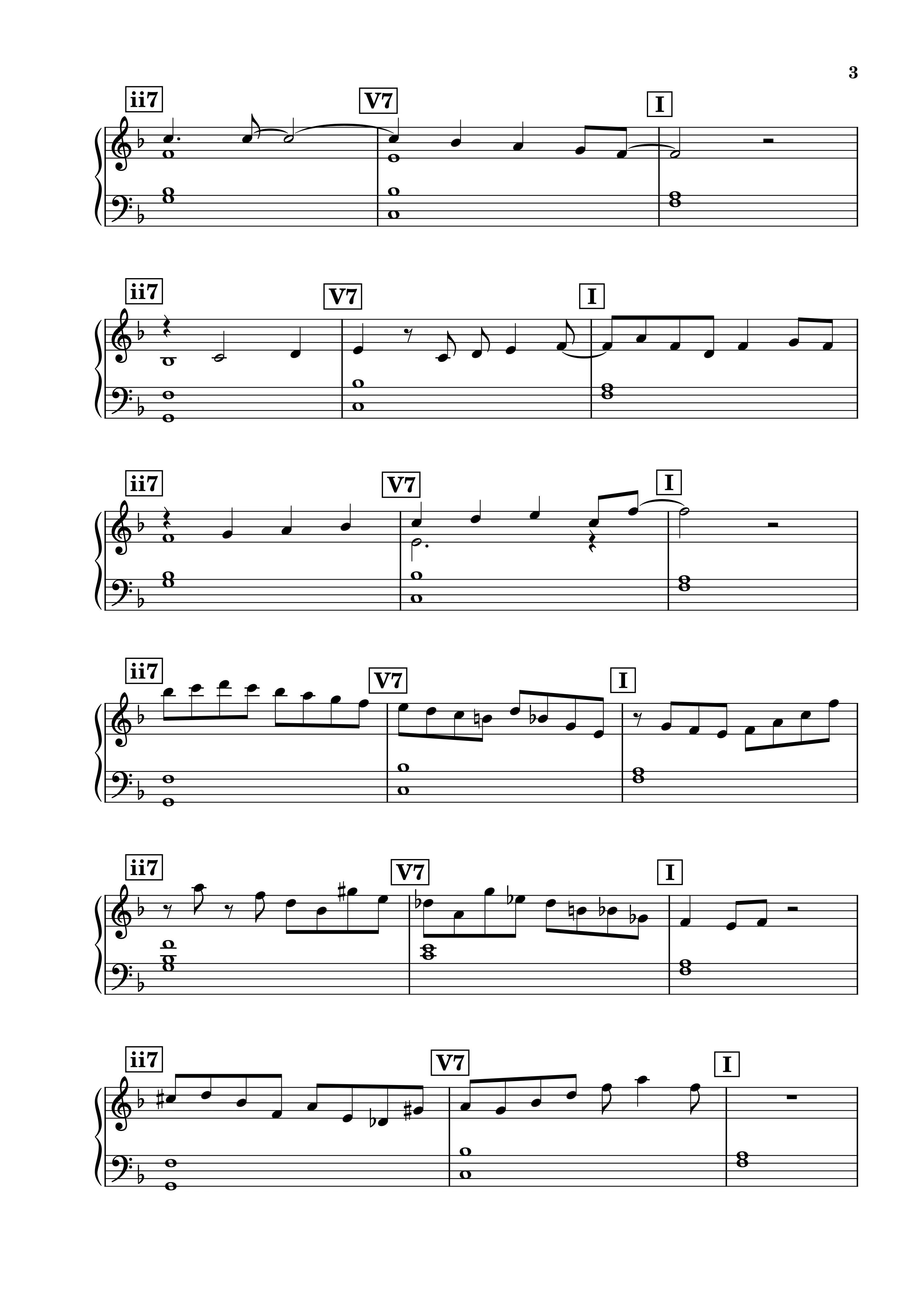 Jazz練習帳 - FブルースとB♭リズムチェンジがとりあえずできるように