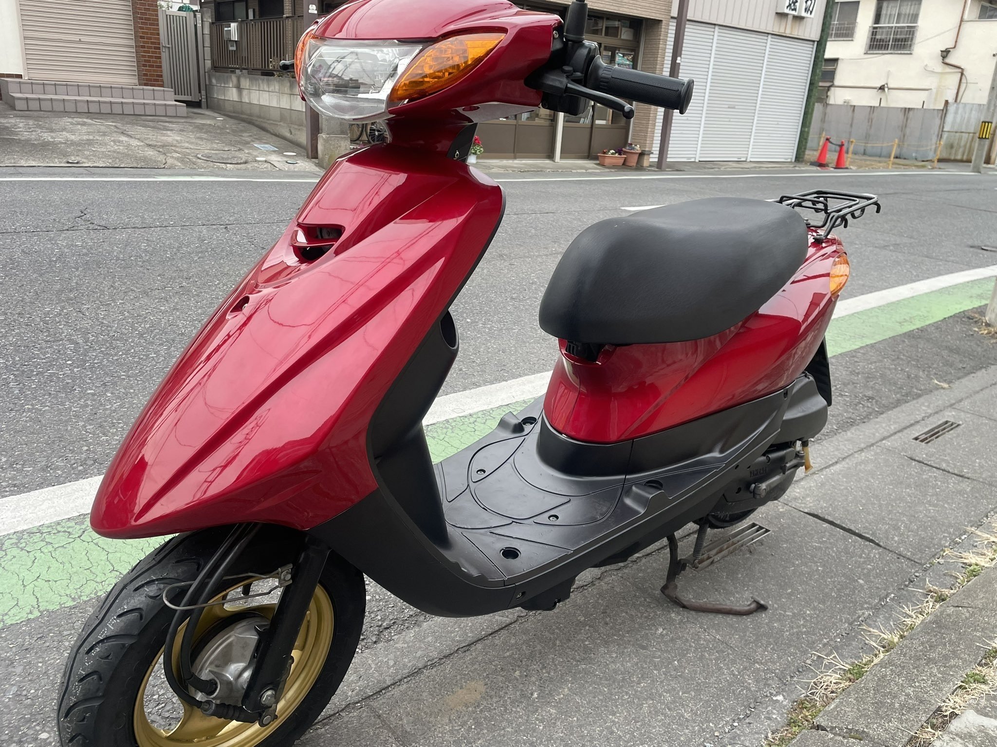 ヤマハ　ジョグ　SA36J　　赤　4スト　インジェクション車　水冷　実働　現状車 ご成約致しました】【極上車】SA36J ジョグ エンジンオーバーホール