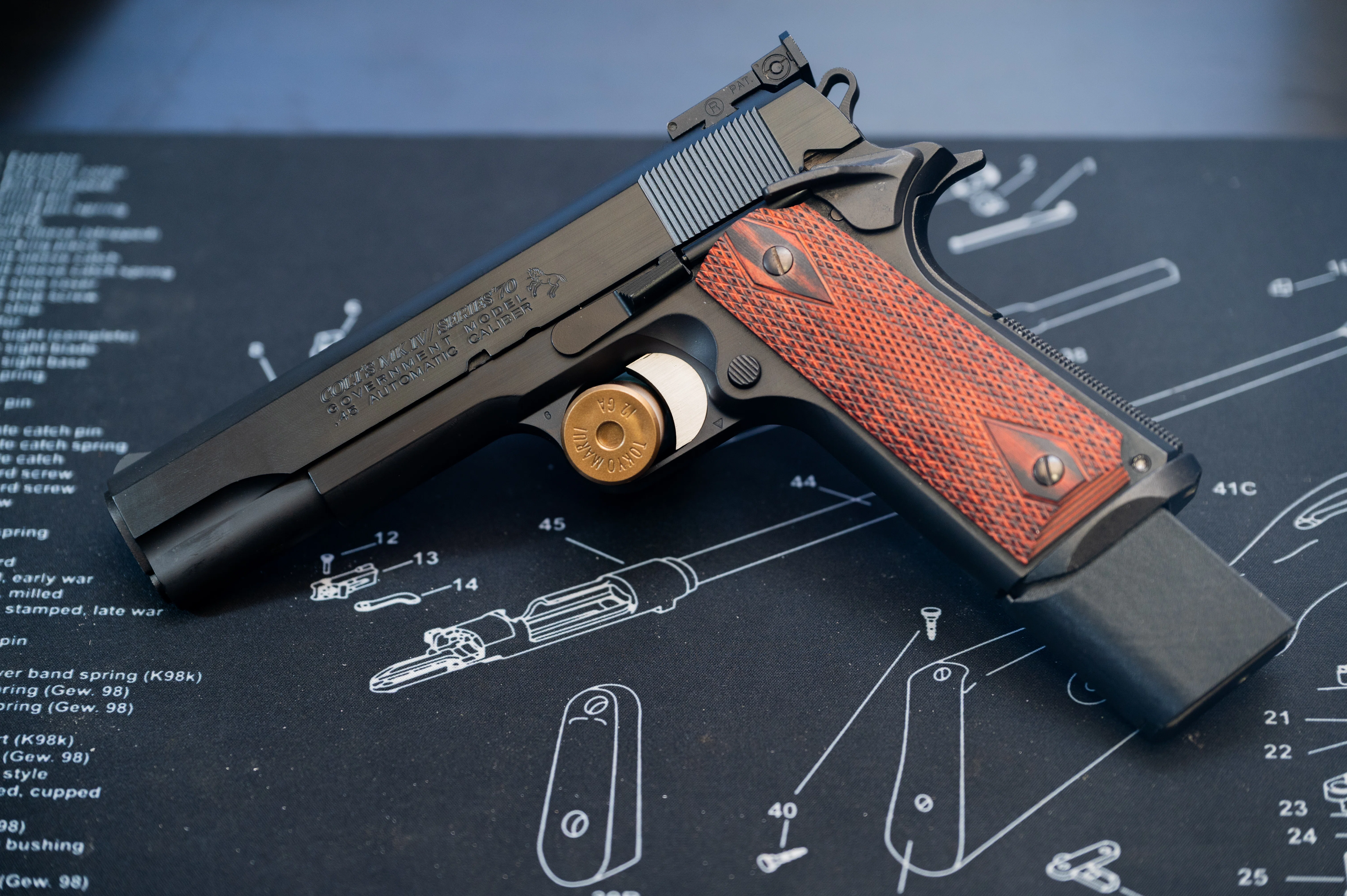 マルイ 1911 S70 シューティングカスタム ロングマガジン化｜yurasWorks