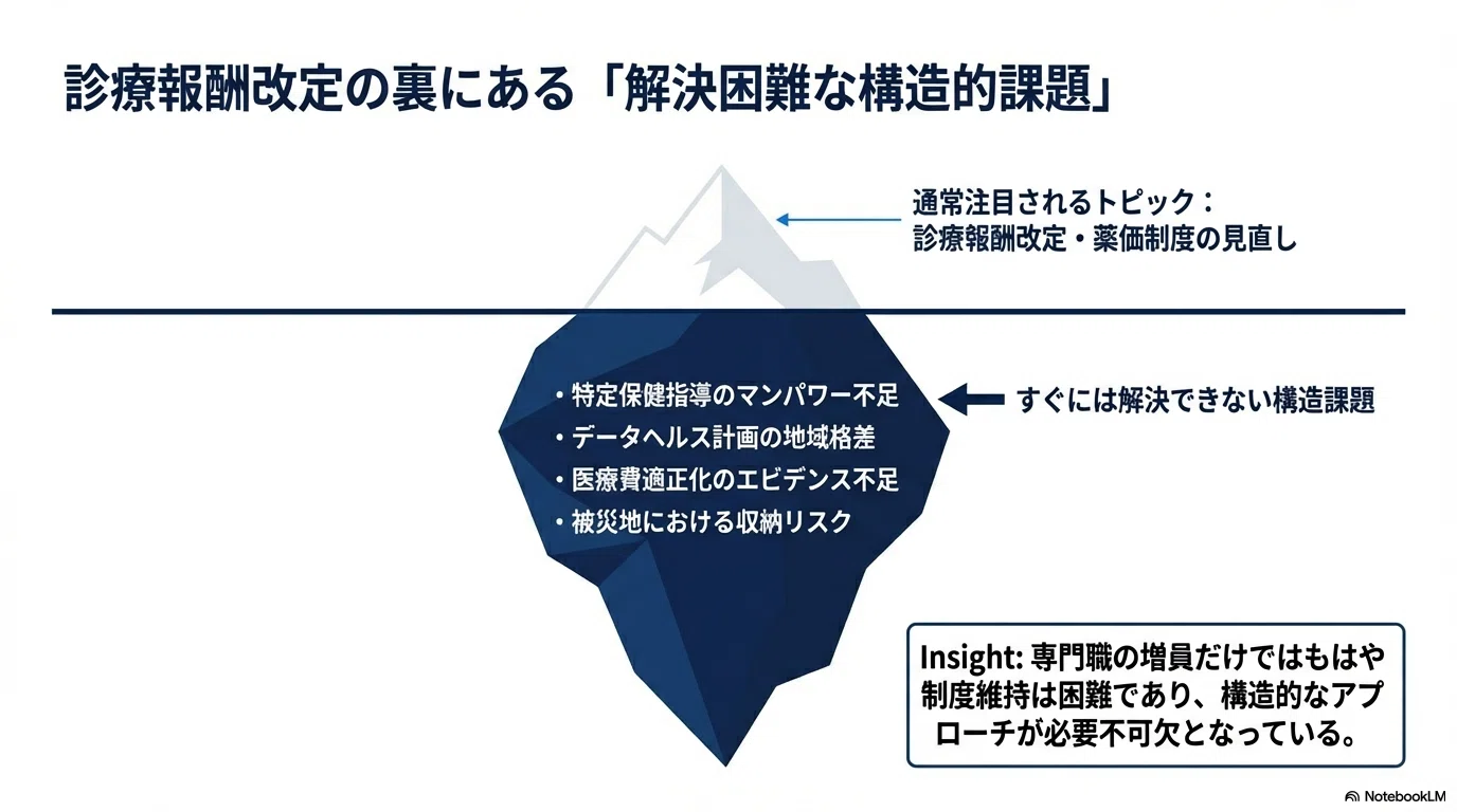 令和8年度予算】医療保険制度の未解決課題4選｜特定保健指導DX・地域