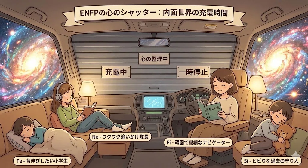 【ENFP(広報運動家)の教科書】「世界一明るいネクラ」ENFPの性格の特徴を心理機能で徹底解説|ISTPによるMBTI講座