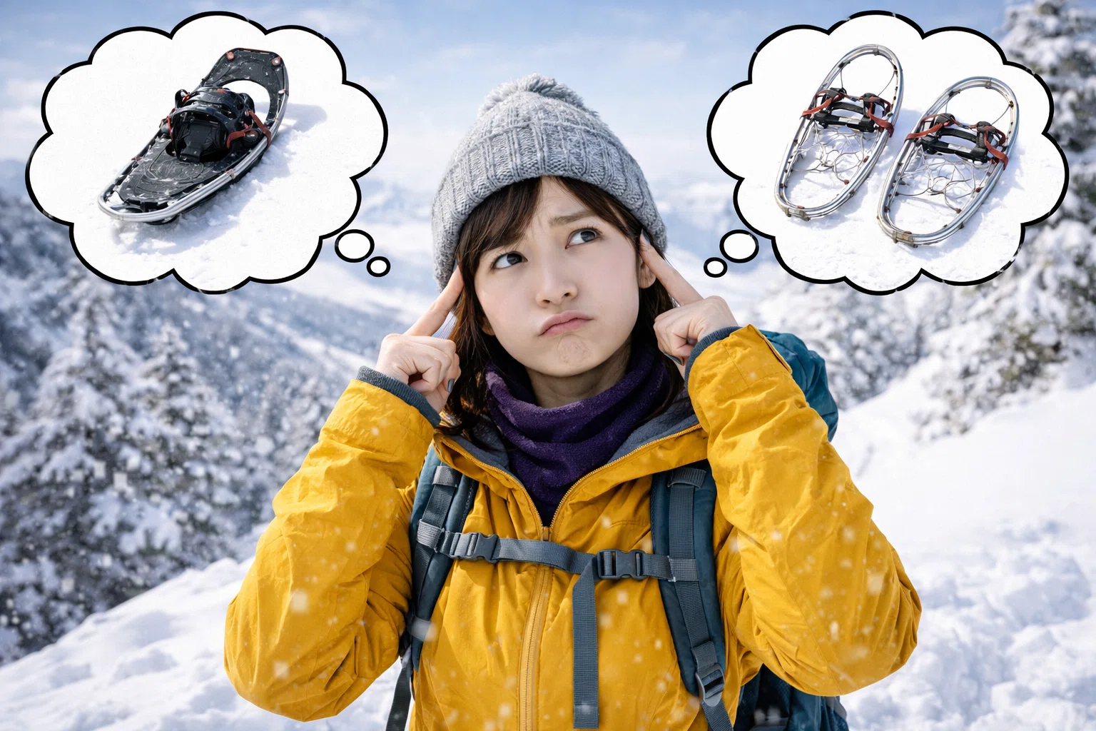 山の心得】ワカンかスノーシューか～雪上の和と洋編～｜ミズ
