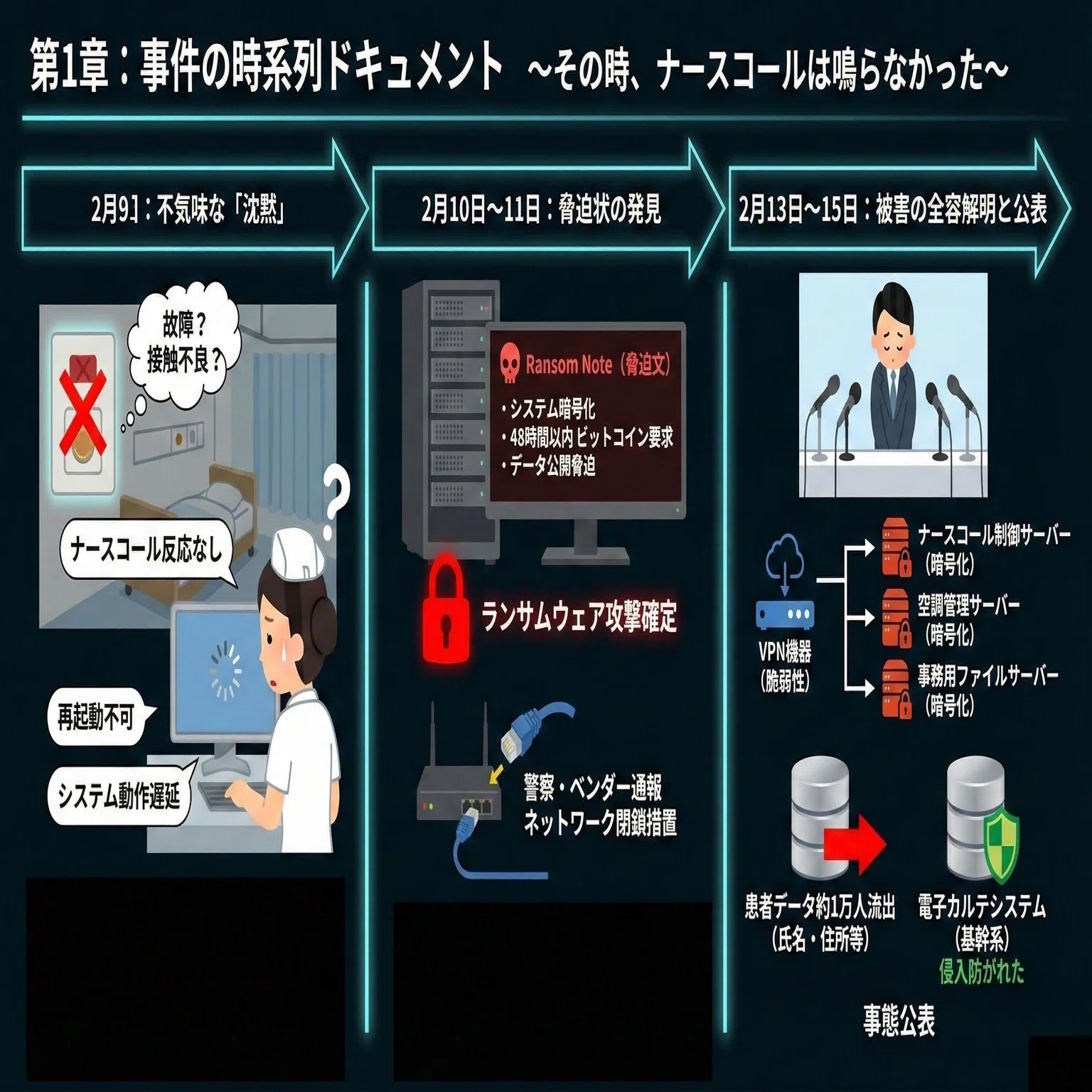武蔵小杉病院サイバー攻撃の全貌と、私たちが直面する「医療データ 