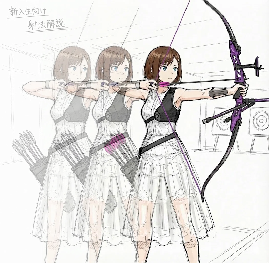 Trying to Teach Generative AI Archery Form #01｜そらのあかり