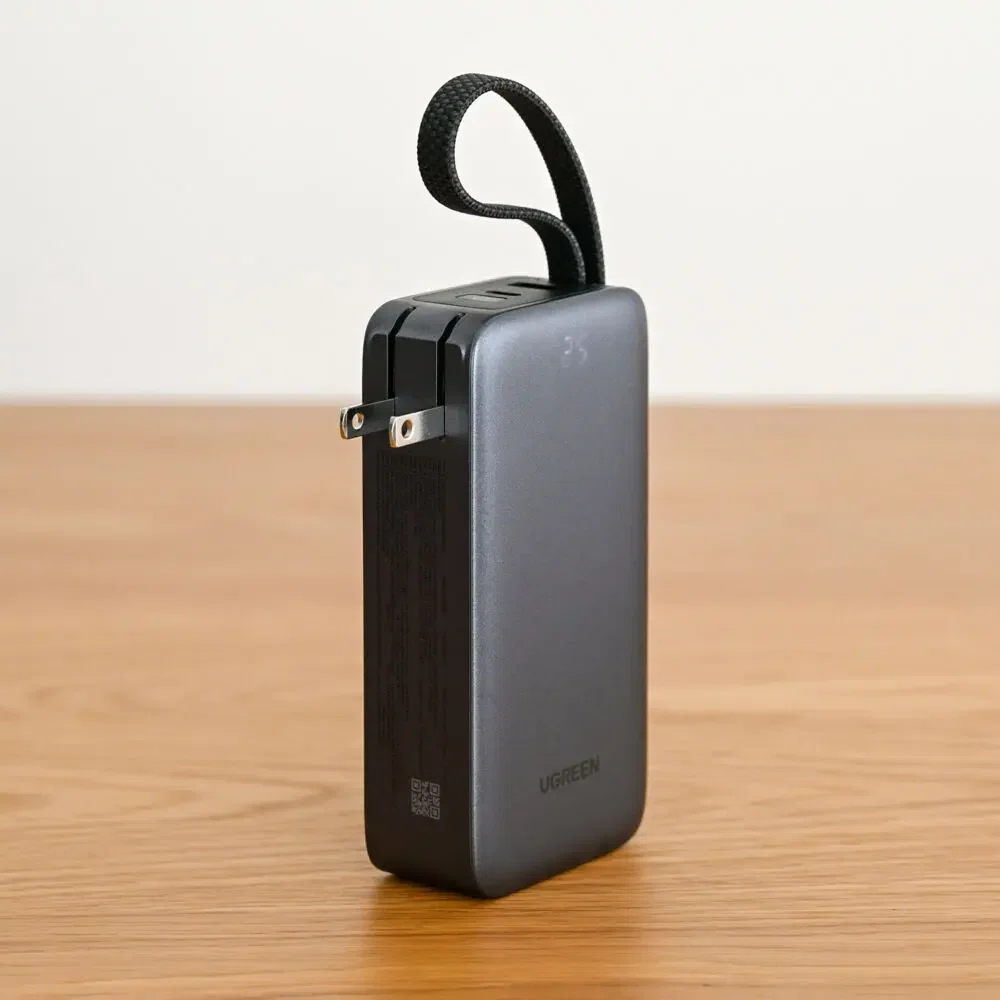 UGREEN コンセント付きモバイルバッテリー 10000mAh 65Wをレビュー