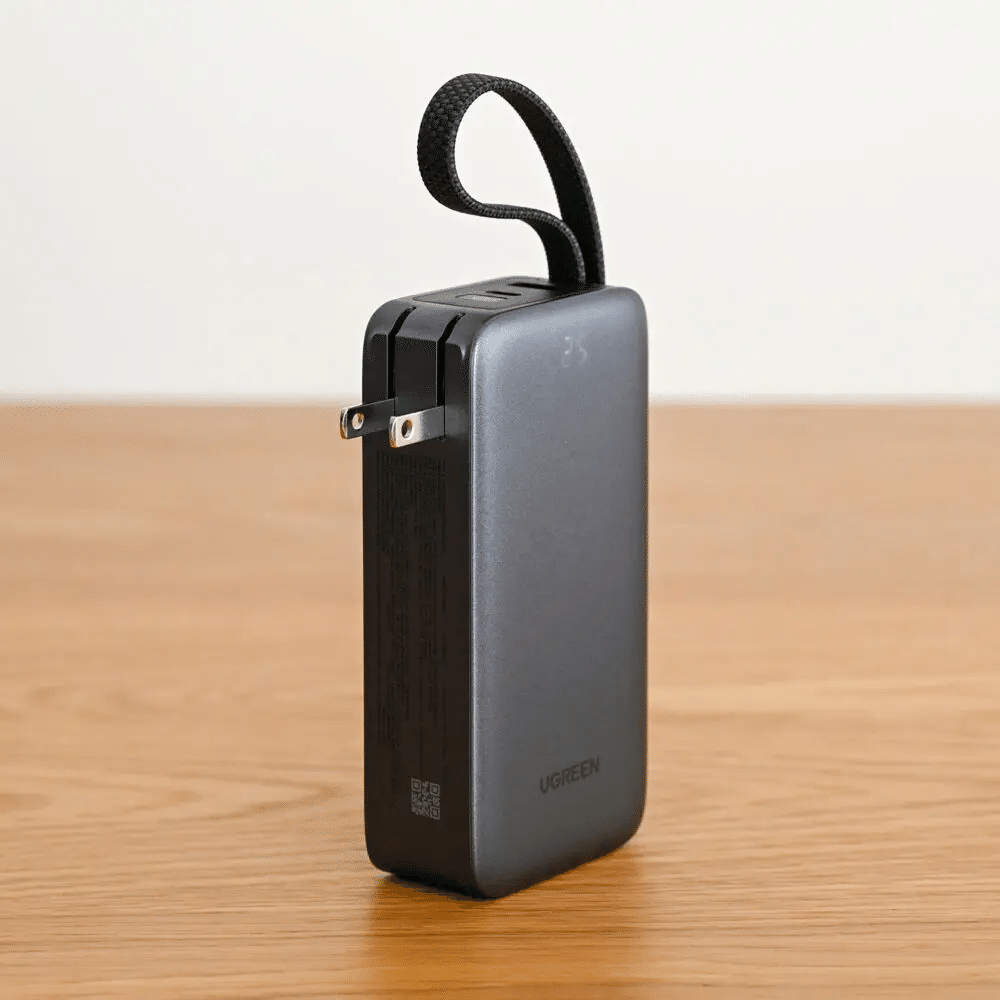 UGREEN コンセント付きモバイルバッテリー 10000mAh 65Wをレビュー