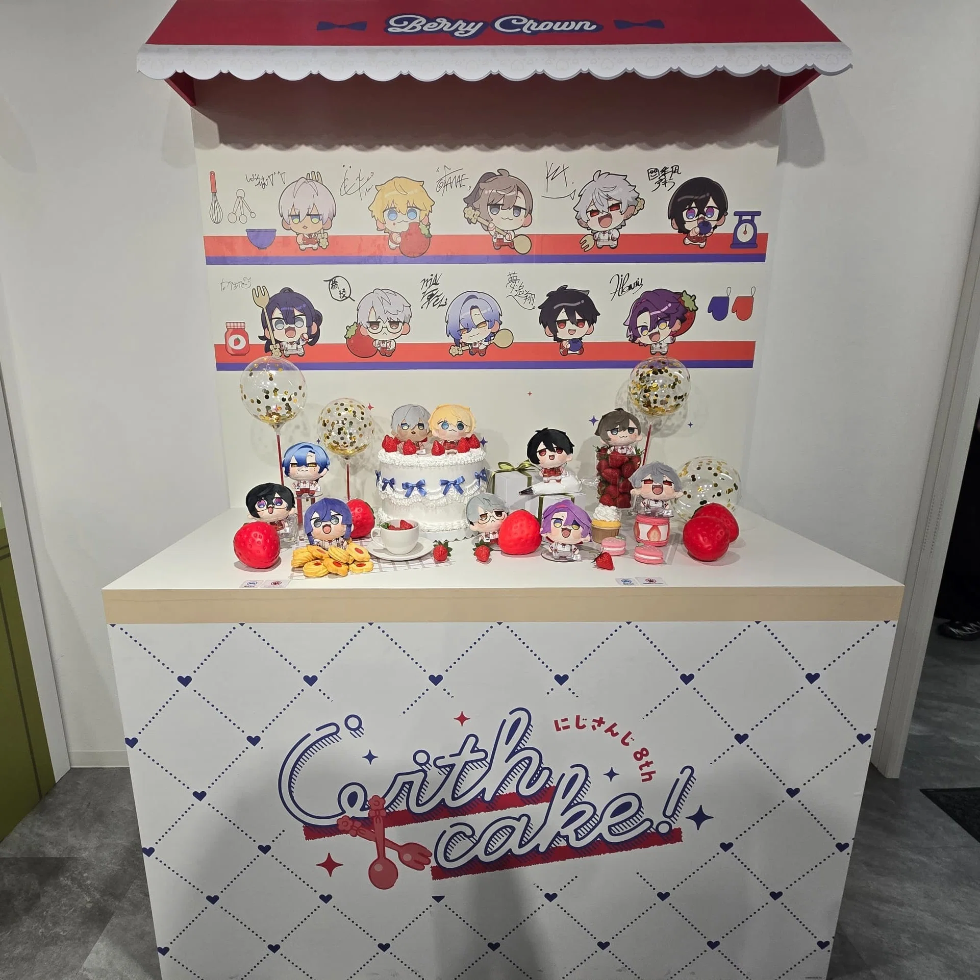 にじさんじ 8th Anniv. store&ぬいストアに行った話｜窓枠