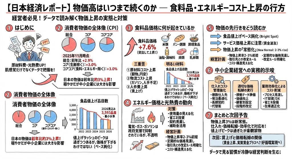 日本経済レポート】物価高はいつまで続くのか ― 食料品・エネルギー