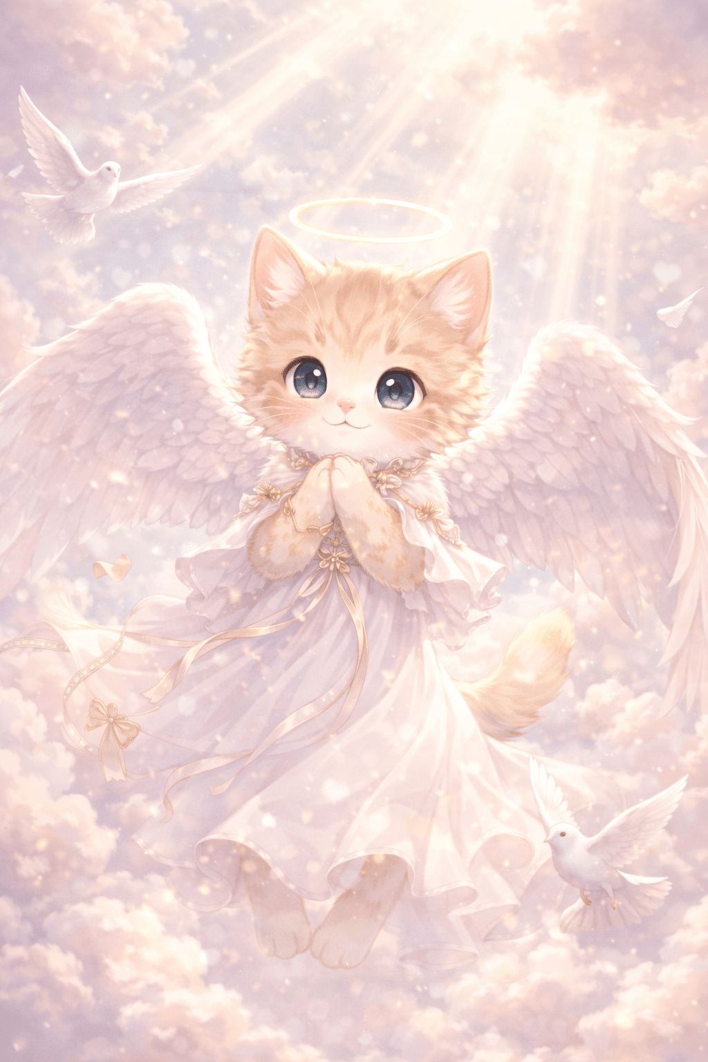 猫の天使？…｜ゆみねこ