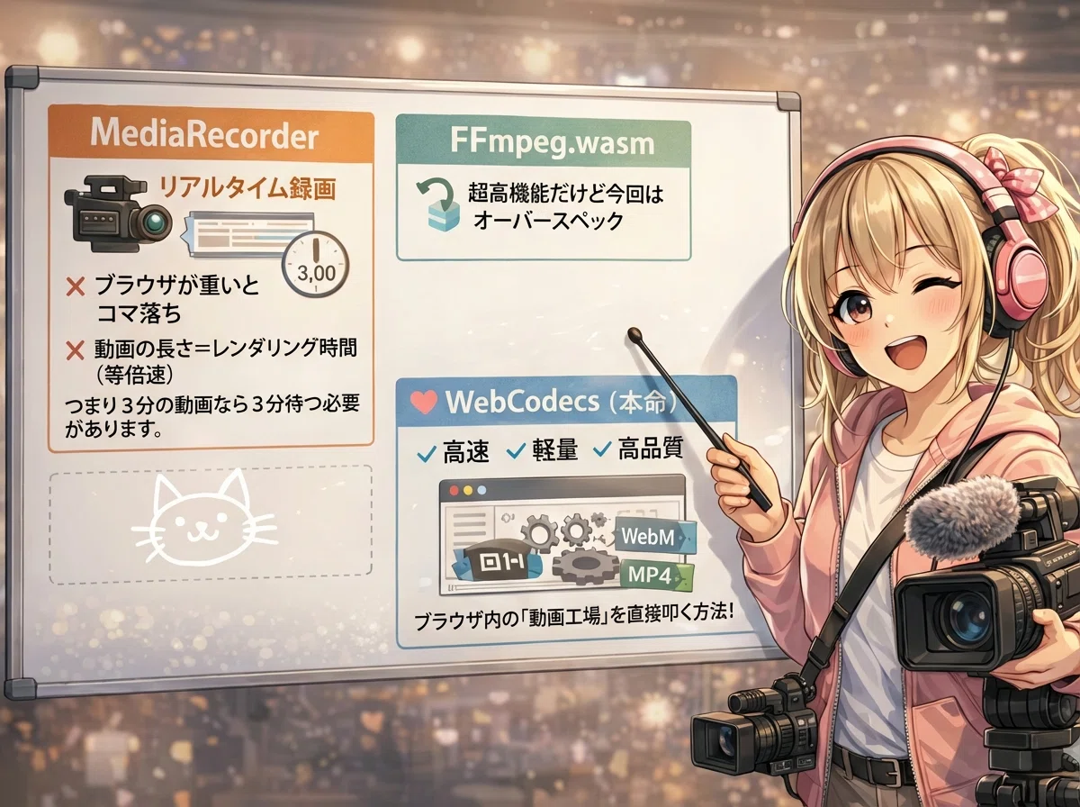 Google AI Studio】時短クッキング No.51：MP3と静止画からWebCodecsで