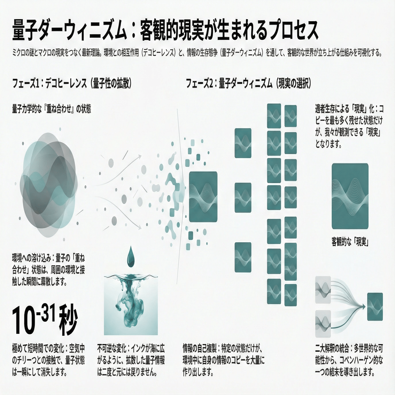 量子力学の100年越しの謎が「溶け始めた」？──デコヒーレンスと量子