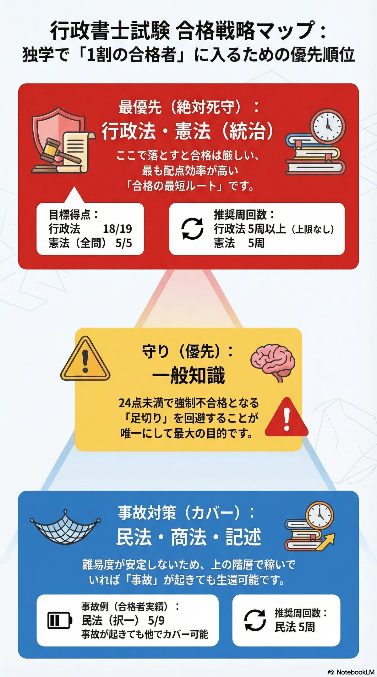 独学696時間】行政書士一発合格者が使った、9割が知らない最短ルート