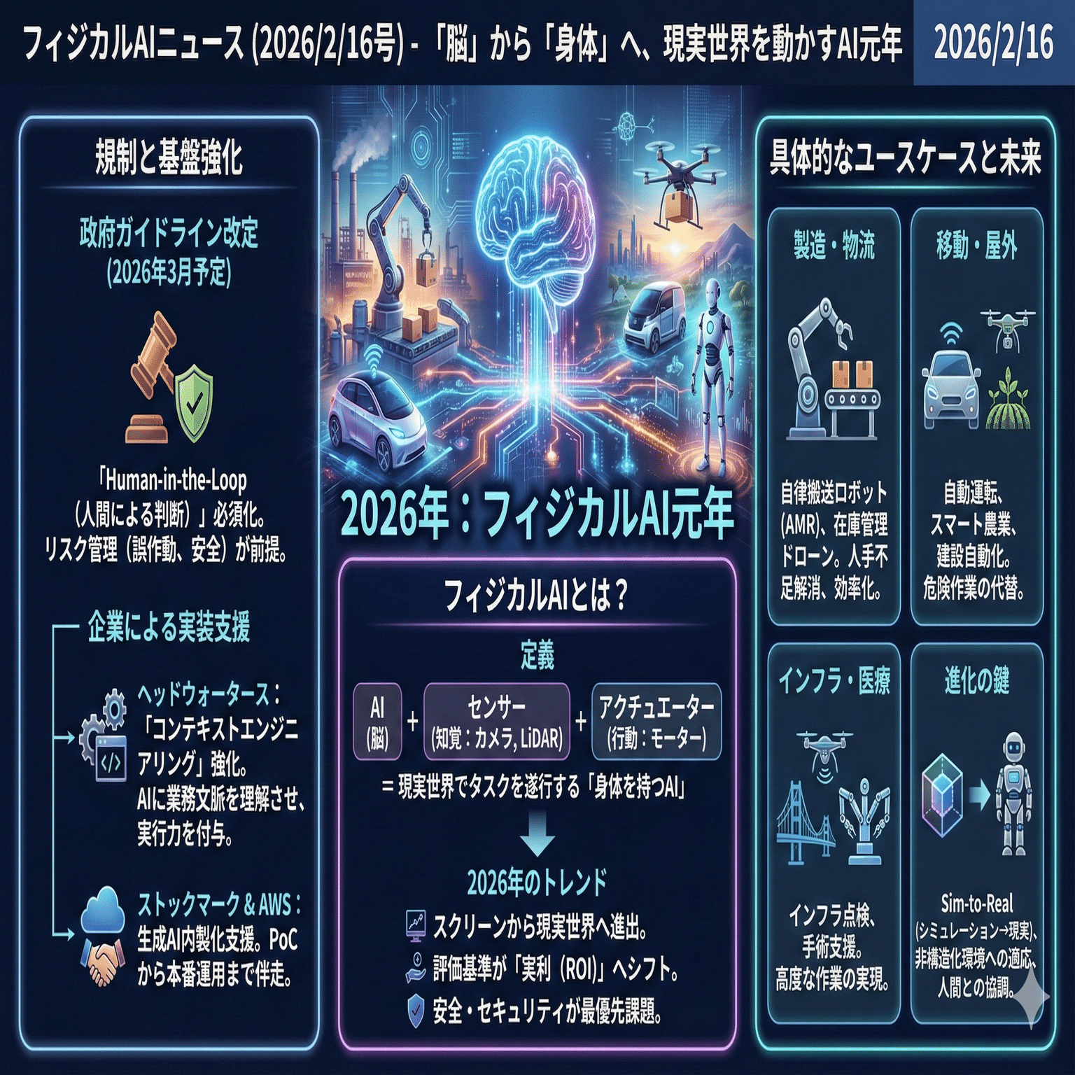 フィジカルAIニュース(2026/2/16号)｜Yasuhito Morimoto