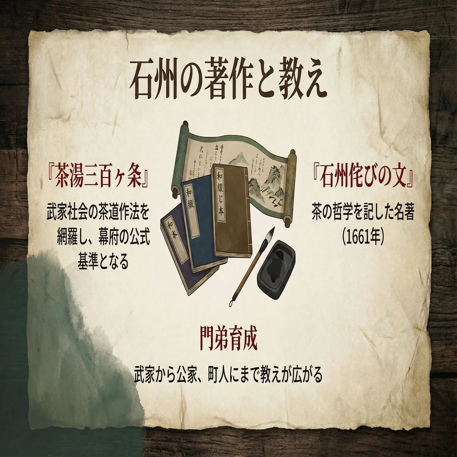 さびたるは吉、さばしたるは悪しき」 武家茶道の祖『片桐石州』 / 茶の 