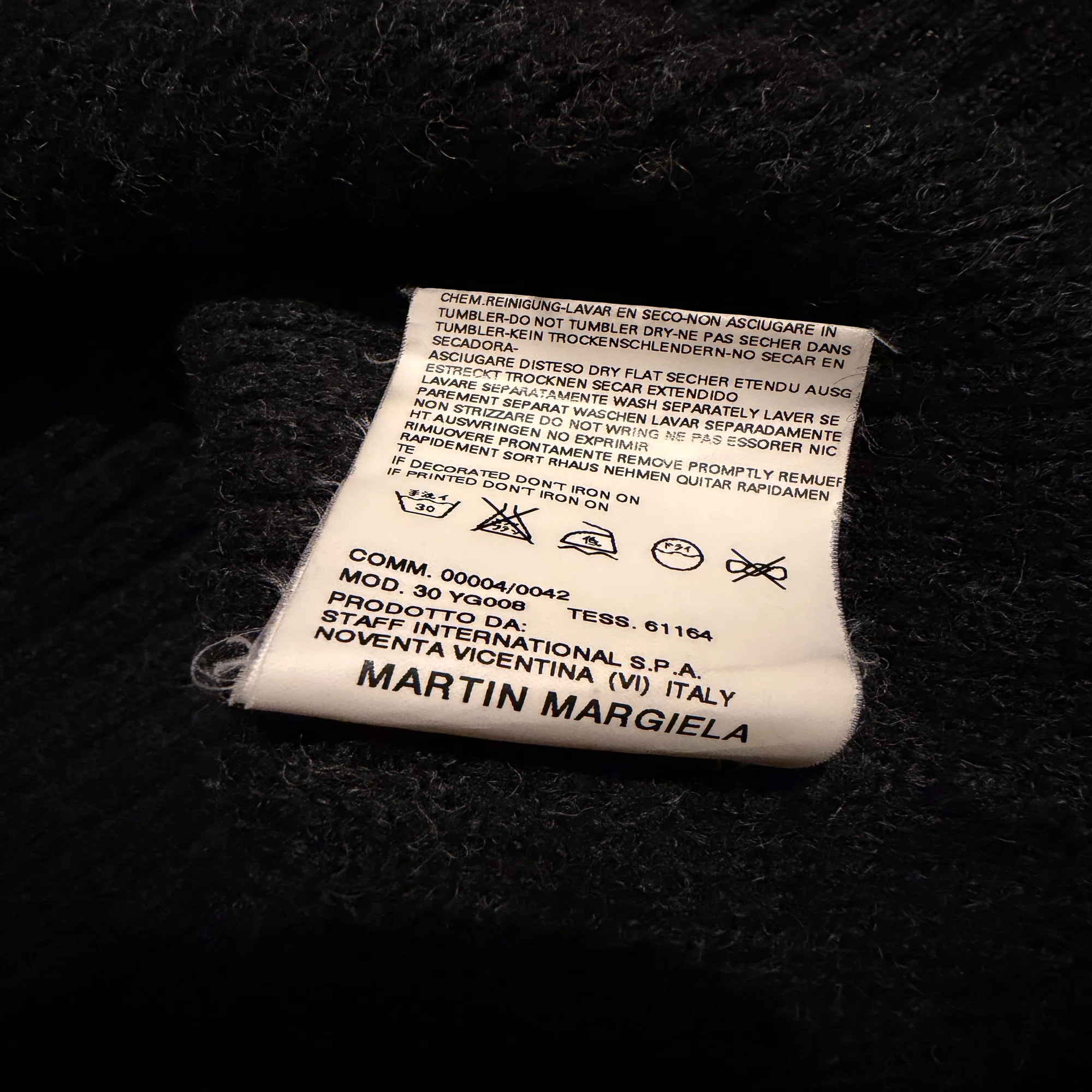 04AW Maison Martin Margiela 10 ショールカラーカーディガン｜YUKI