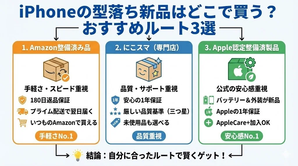 T.NET iPhone専門店安心保証　他様購入不可 型落ちの新品iphoneはどこで買うのが安い？アップルストアよりおすすめ