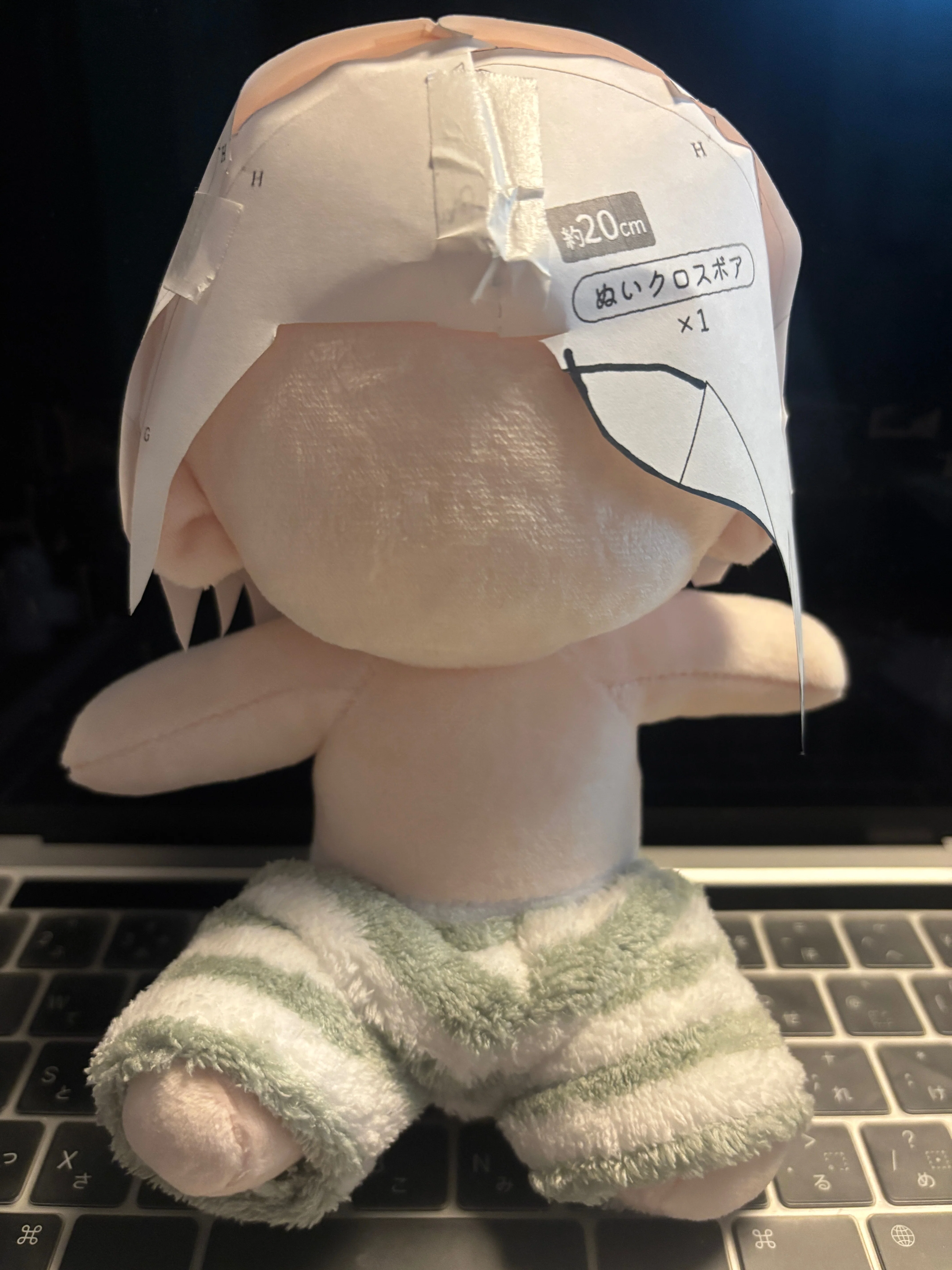 市販素体「ぬいのボディwawaちゃん」で作る推しぬい｜手間を減らして