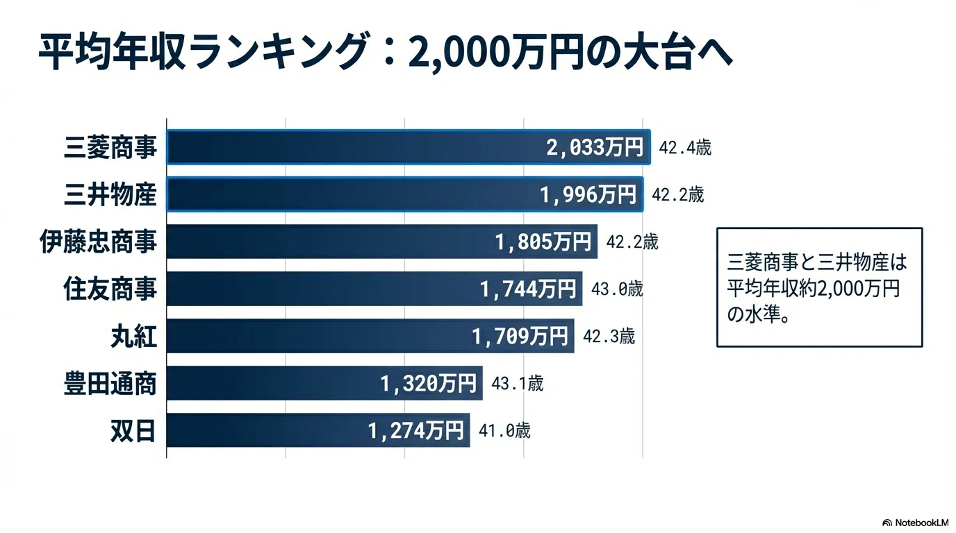総合 商社 年収
