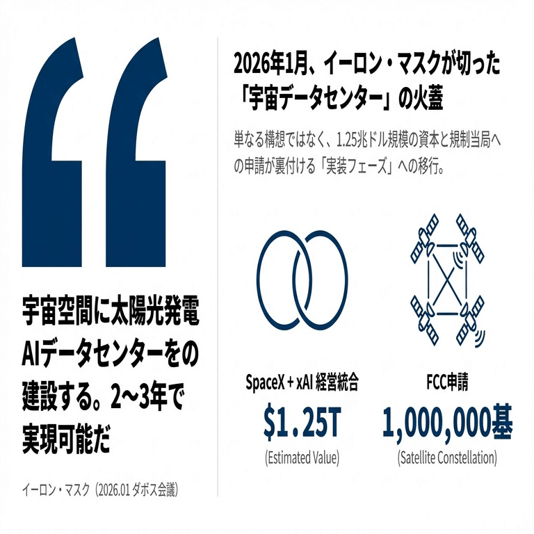 宇宙太陽光×AIデータセンター──「新・宇宙レース」の号砲が鳴った