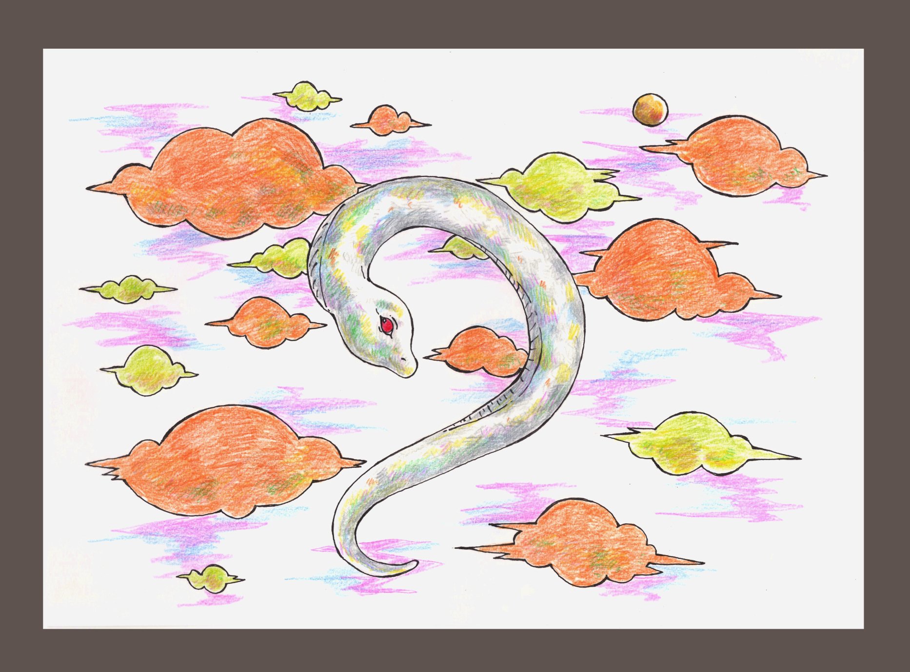 蛇神様の絵 解説｜戸風アサ