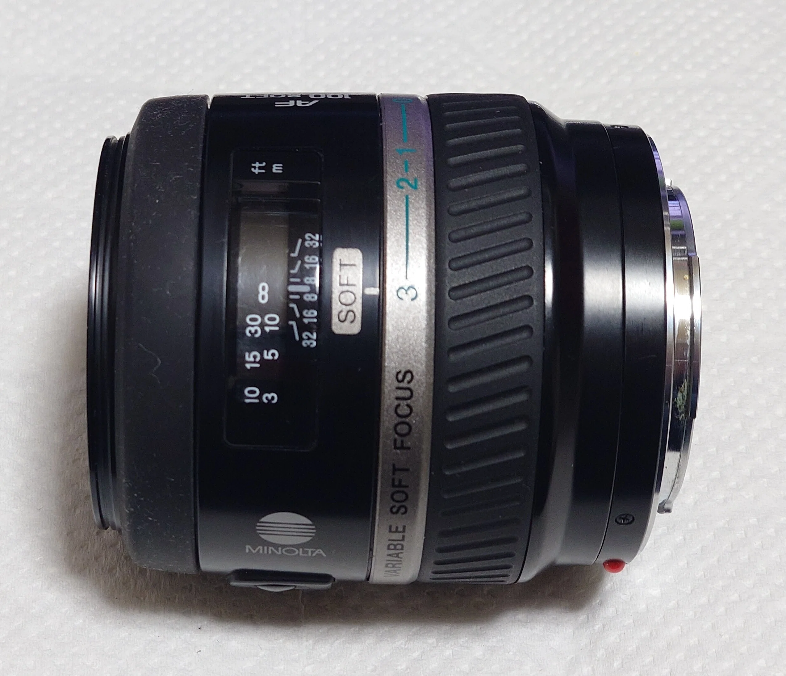 ハードオフ巡りの拾い物1 ミノルタAF SoftFocus 100mm F2.8｜大佐藤